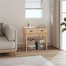 vidaXL Konsolbord 76.5x40x75 cm massiv furu 821749