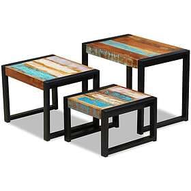 vidaXL End Tables 3 pcs 243279 Recycled Solid Wood