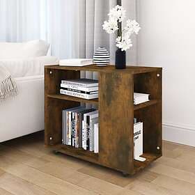 vidaXL Soffbord rökfärgad ek 70x35x55 cm konstruerat trä 815105