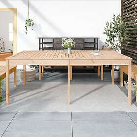 vidaXL Garden Table 203.5x100x76 cm solid pine 823983