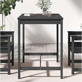vidaXL Garden Table grey 121x82.5x110 cm solid pine 824090