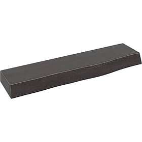vidaXL Bordsskiva mörkgrå 40x10x4 cm behandlad massiv ek 363741