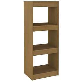 vidaXL Bokhylla/Rumsavdelare honungsbrun 40x30x103.5 cm furu 808141