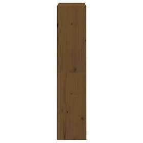 vidaXL Bokhylla/rumsavdelare honungsbrun 60x30x135.5 cm furu 808171
