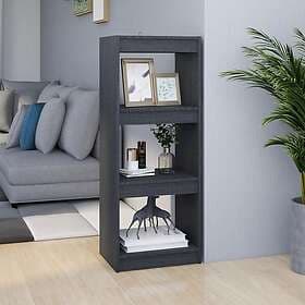 vidaXL Bokhylla/Rumsavdelare Bookcase/Room Divider Pine Grey 808140 40x30x103.5