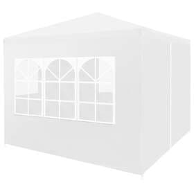 vidaXL Partytält 3x3 m vit 45096