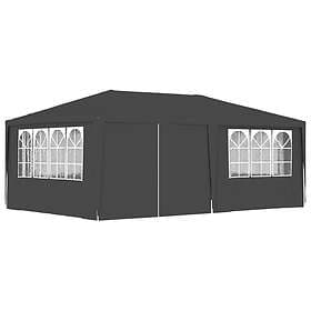vidaXL Party Tent with Walls 4x6m Anthracite 90g/m²