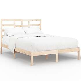 vidaXL Bed Frame massivt trä 120x190 cm 3105765