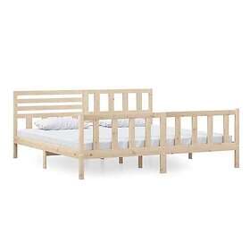 vidaXL Bed Frame massivt trä 200x200 cm 3101173