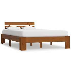 vidaXL Bed Frame honungsbrun massiv furu 120x200 cm 283180