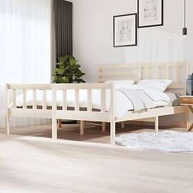vidaXL Bed Frame solid wood 180x200 cm