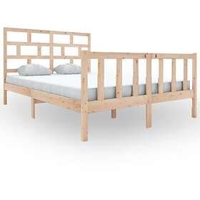 vidaXL Bed Frame massiv furu 160x200 cm 3101358