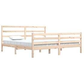 vidaXL Bed Frame massiv furu 200x200 cm 3105026