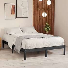 vidaXL Bed Frame grey solid pine 200x200 cm