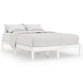vidaXL Bed Frame vit massiv furu 120x200 cm 810013