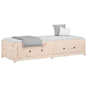 vidaXL Dagbädd 90x190 cm massiv furu 821594