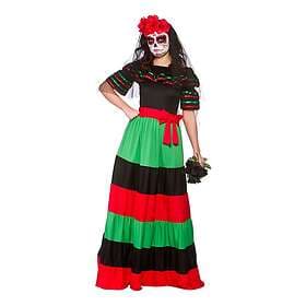 Day of The Dead Señorita Bones Maskeraddräkt Medium