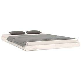 vidaXL Bed Frame vit 120x200 cm massiv furu 823450