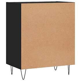 vidaXL Förvaringshylla svart 57x35x70 cm konstruerat trä 827133
