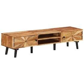 vidaXL TV Stand 145x35x35 cm massivt akaciaträ 338421