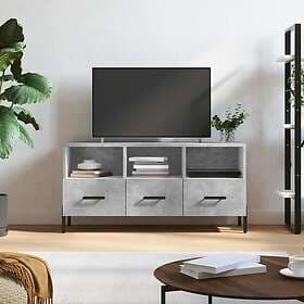 vidaXL TV Stand betonggrå 102x36x50 cm konstruerat trä 829048