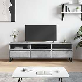 vidaXL TV Stand betonggrå 150x30x44.5 cm konstruerat trä 831304