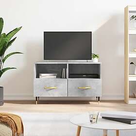vidaXL TV Stand betonggrå 80x36x50 cm konstruerat trä 828952
