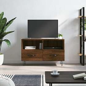 vidaXL TV Stand brun ek 80x36x50 cm konstruerat trä 828971