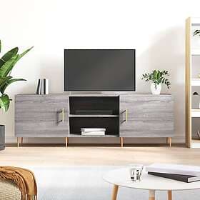 vidaXL TV Stand grå sonoma 150x30x50 cm konstruerat trä 829090