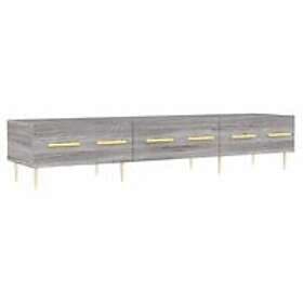 vidaXL TV Stand grå sonoma 150x36x30 cm konstruerat trä 829146