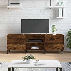 vidaXL TV Stand rökfärgad ek 150x30x50 cm konstruerat trä 829105