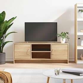 vidaXL TV Stand sonoma ek 102x30x37.5 cm konstruerat trä 823256