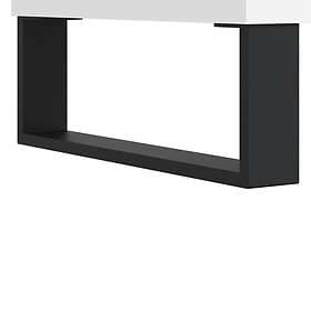 vidaXL TV Stand vit 100x34.5x44.5 cm konstruerat trä 831244