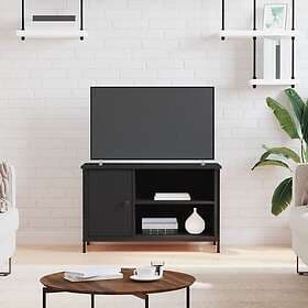 vidaXL TV Stand svart 80x40x50 cm konstruerat trä 832768