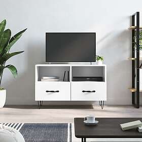 vidaXL TV Stand vit 80x36x50 cm konstruerat trä 828964