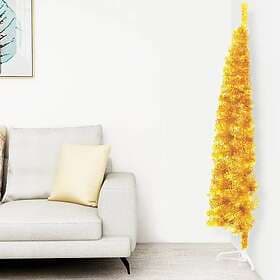 vidaXL Artificial Tree Slim Gold 180cm