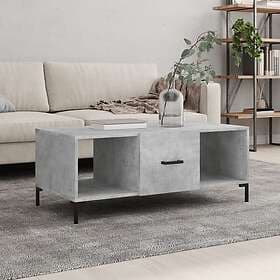 vidaXL Soffbord betonggrå 102x50x40 cm konstruerat trä 829304