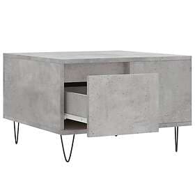 vidaXL Soffbord betonggrå 55x55x36.5 cm konstruerat trä 830760