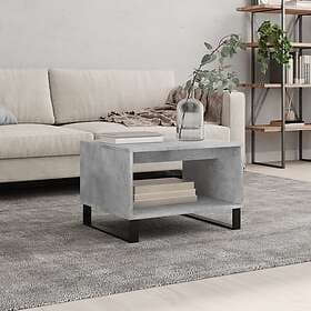 vidaXL Soffbord betonggrå 60x50x40 cm konstruerat trä 829264