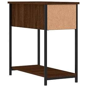 vidaXL Sängbord 2 st brun ek 30x60x60 cm konstruerat trä 826062