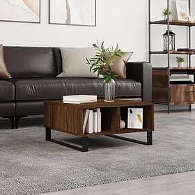 vidaXL Soffbord brun ek 60x60x30 cm konstruerat trä 827051