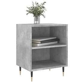 vidaXL Sängbord 2 st betonggrå 40x30x50 cm konstruerat trä 826773