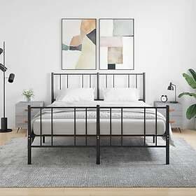vidaXL Sängbord 2st grå sonoma 40x35x47.5 cm konstruerat trä 827257