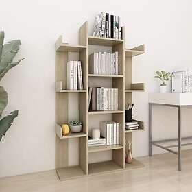 vidaXL Bokhylla Sonoma Oak Chipboard 86x25.5x140 cm 808903