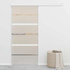 vidaXL Sliding Door med mjukstopp ESG-glass och aluminium 90x205 cm 288062