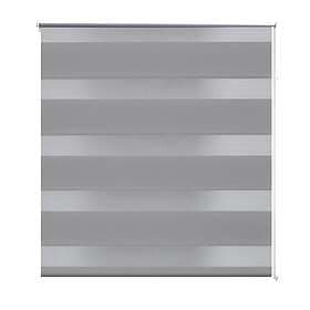 vidaXL Rullgardin randig grå 100 x 175 cm transparent 240211