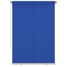 vidaXL Rullgardin utomhus 160x230 cm blå HDPE 312853