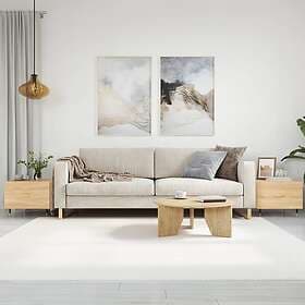 vidaXL Soffbord 2 st sonoma ek 50x50x40 cm konstruerat trä 829355