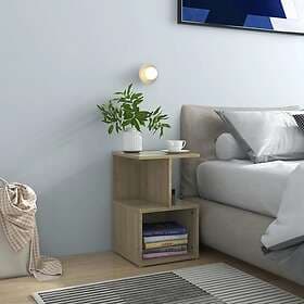 vidaXL Nightstand Sonoma Oak 35x35x55cm Constructed Wood 806353