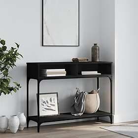 vidaXL Konsolbord svart 100x30.5x75 cm konstruerat trä 833388